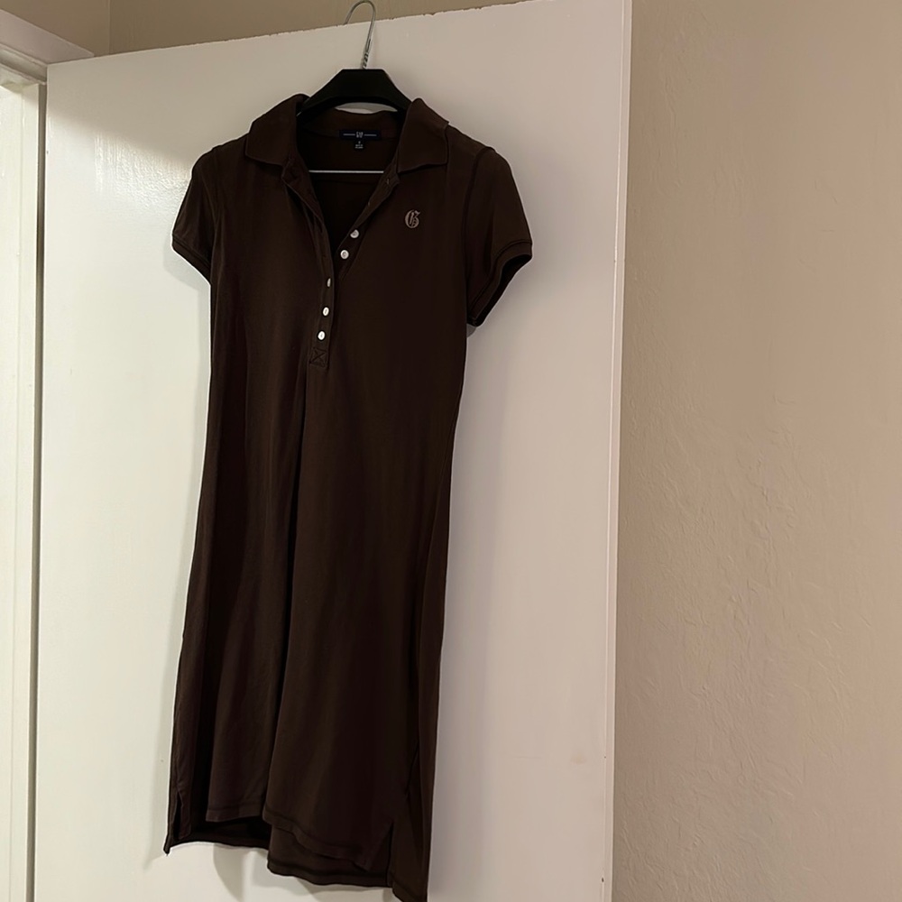 Gap | Brown Polo Shirt Dress